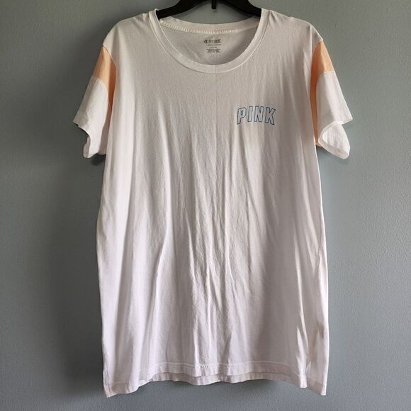 Victoria's Secret PINK Campus Short Sleeve Tee, size Medium - Picture 3 of 10
